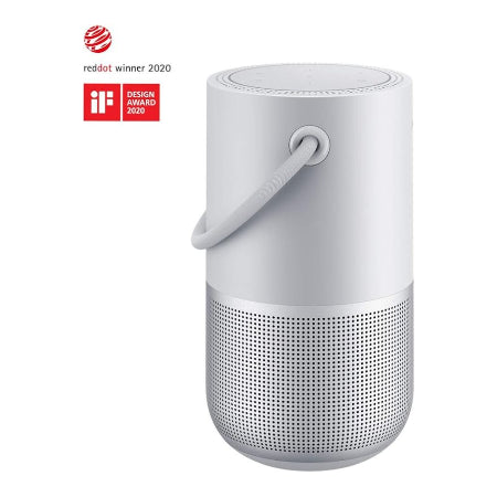 Bose (829393-2300) draagbare Smart Speaker met geïntegreerde Alexa stembesturing, zilver