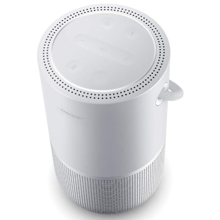 Bose (829393-2300) draagbare Smart Speaker met geïntegreerde Alexa stembesturing, zilver