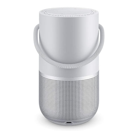 Bose (829393-2300) draagbare Smart Speaker met geïntegreerde Alexa stembesturing, zilver