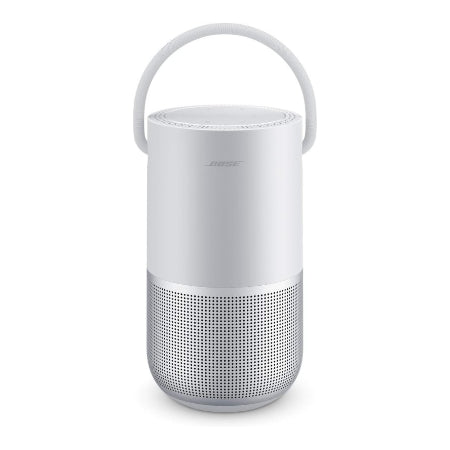 Bose (829393-2300) draagbare Smart Speaker met geïntegreerde Alexa stembesturing, zilver