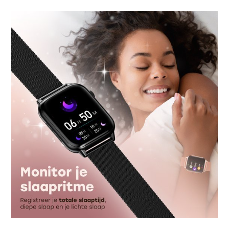 Bizoule Smartwatch Beso - Dames - Zwart