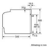 Bosch inbouwoven HBG537BB3 - Serie 6 -