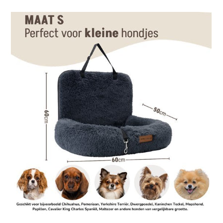 By Cee Cee - Hondenmand Guus voor Auto - Maat S