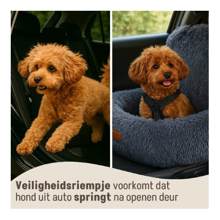 By Cee Cee - Hondenmand Guus voor Auto - Maat S