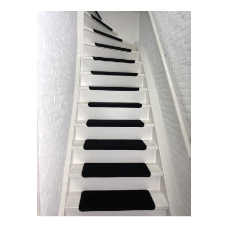 Trapmatten - 15 stuks - Robuust diep zwart - 65x22x3,5 cm - Rechthoekig