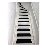 Trapmatten - 15 stuks - Robuust diep zwart - 65x22x3,5 cm - Rechthoekig