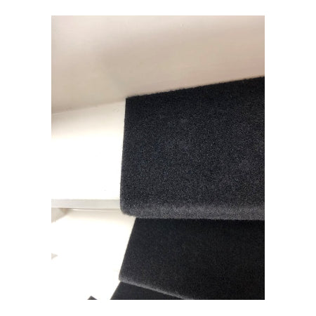 Trapmatten - 15 stuks - Robuust diep zwart - 65x22x3,5 cm - Rechthoekig