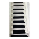 Trapmatten - 15 stuks - Robuust diep zwart - 65x22x3,5 cm - Rechthoekig