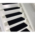 Trapmatten - 15 stuks - Robuust diep zwart - 65x22x3,5 cm - Rechthoekig
