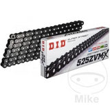 D.I.D 525 ZVM-X Super Street X-Ring Ketting - 118 schakels black/black