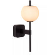 Lucide Elda - wandlamp - 18,4 x 12 x 34,5 cm - IP44 - zwart