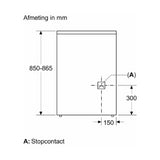 Bosch keramisch fornuis HKR39C250 - RVS